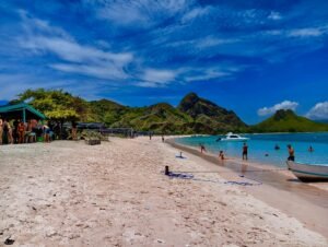 pantai pink